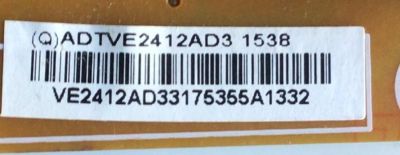 KIT DE TARJETAS PARA TV VIZIO / MAIN XFCB02K021 / 715G7488-M01-000-004K / FUENTE ADTV2412AD3 / 715G6679-P01-000-002M / T-CON 5543T01C03 / T420HVN06.3 CTRL BD / 55.43T01.C03 / PANEL TPT430H3-HVN01.U REV:S270B / DISPLAY T430HVN01.2 / MODELO D43-C1 LTTWSECR - Imagen 4